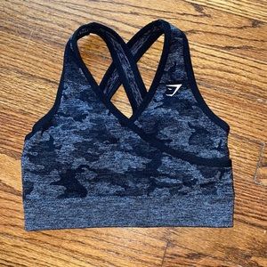 gymshark camo sportsbra